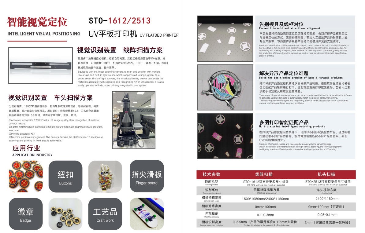 視覺定位UV打印機原理與優勢詳解：告別定位煩惱